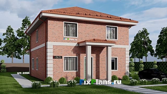 Двухэтажный дом F-9413